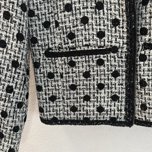 NWT Kathy Ireland Stylish Black and White Women's Jacket size Small - Picture 6 of 6